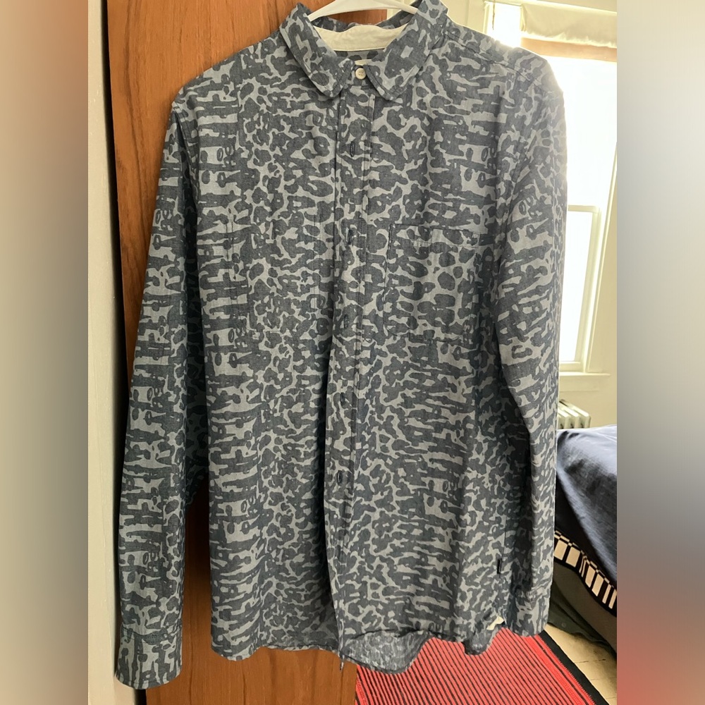 Wood Wood Animal Print Button Down Shirt